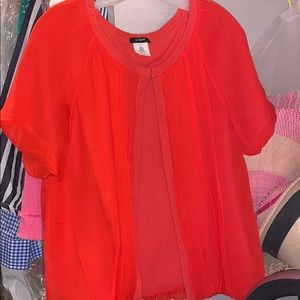 J.crew short sleeve silk cardigan